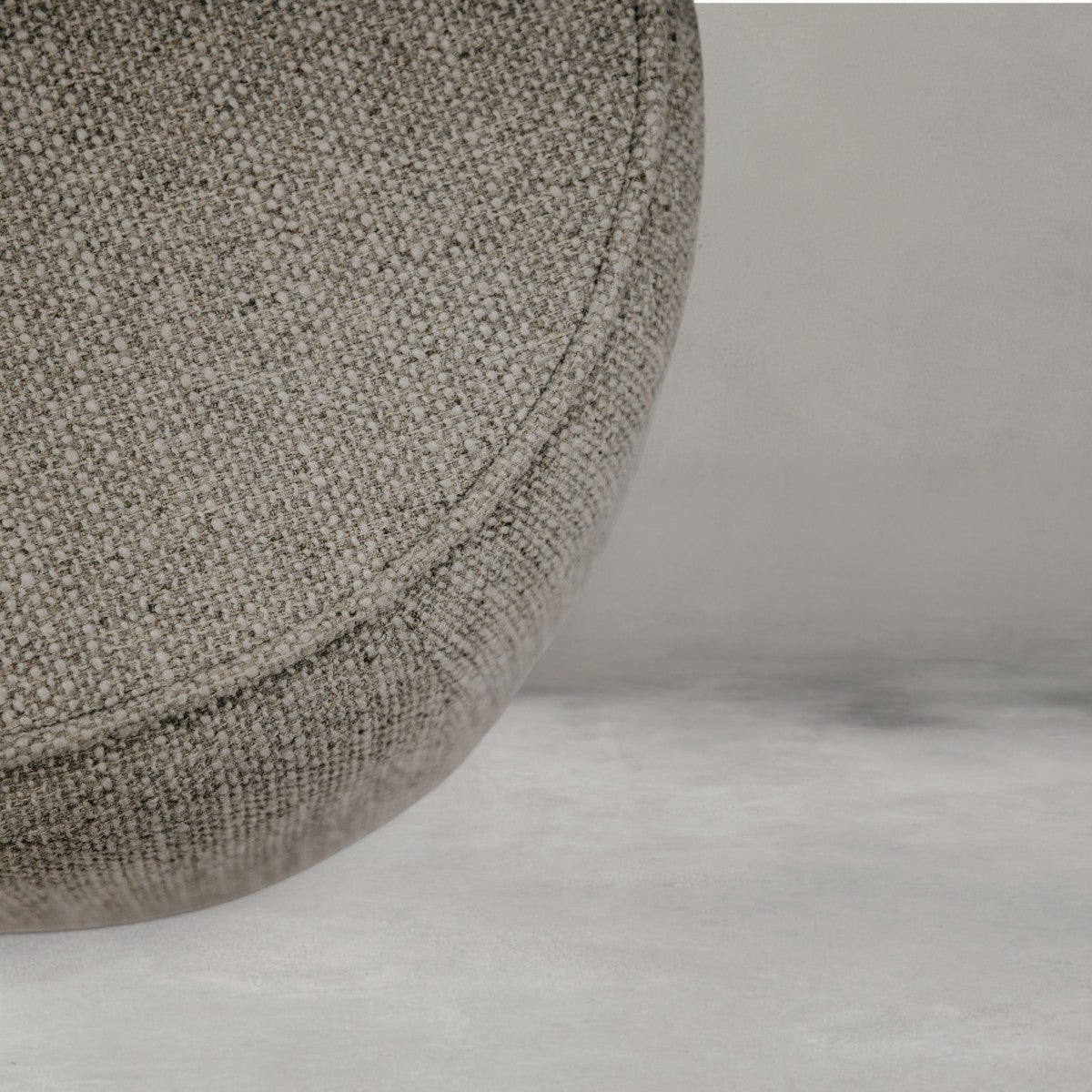 HANKI Amara textured weave ottoman lifestyle view
