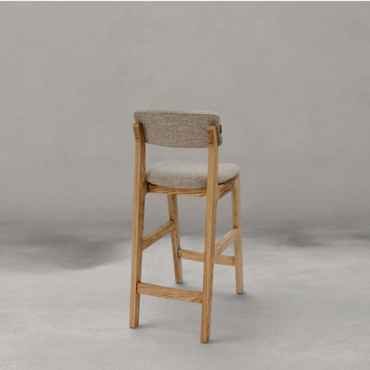 HANKI Calyx Bar Chair angled back view