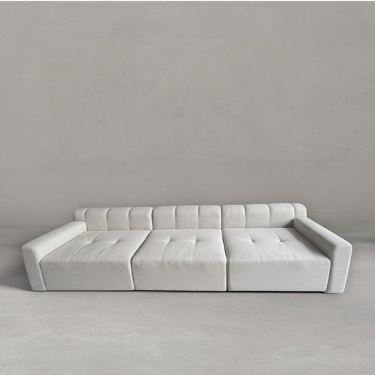 HANKI Ave luxury fabric sofa front view