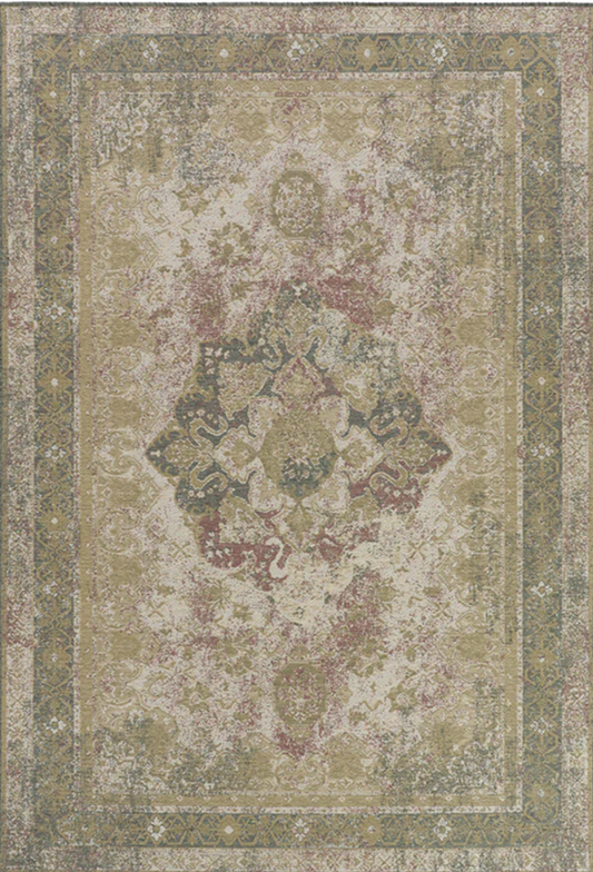HANKI Azura Grey Rug distressed Jacquard décor