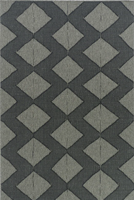HANKI Congo Slate Rug MONN flat woven décor