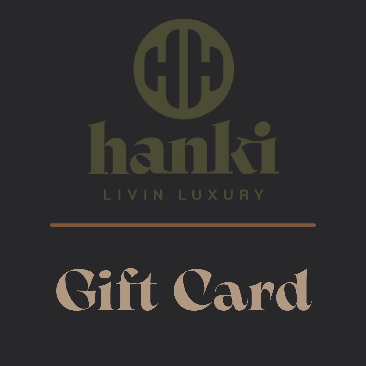 HANKI gift card luxury furniture home decor South Africa