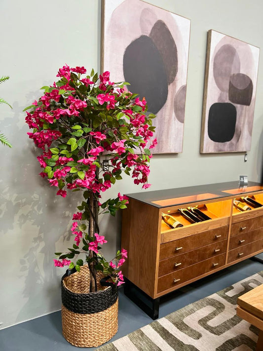 HANKI Bougainvillea faux floral styled in the George showroom