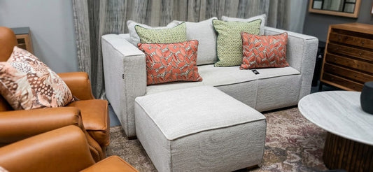 HANKI Ellure modular fabric sofa styled in the George showroom