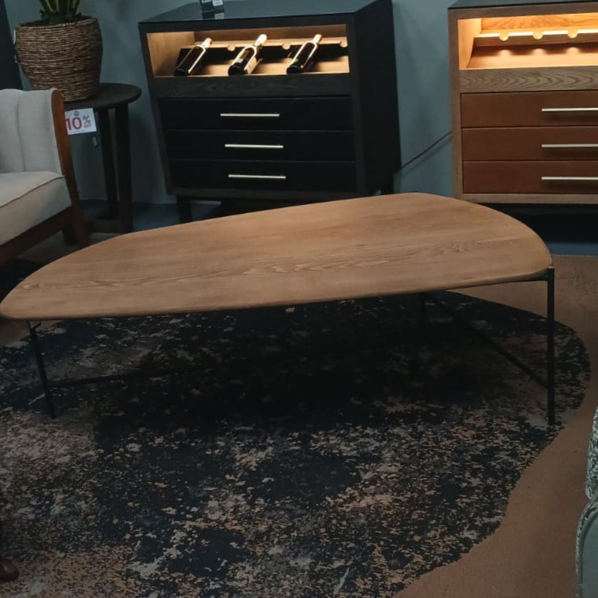 HANKI Lys coffee table styled in the George showroom