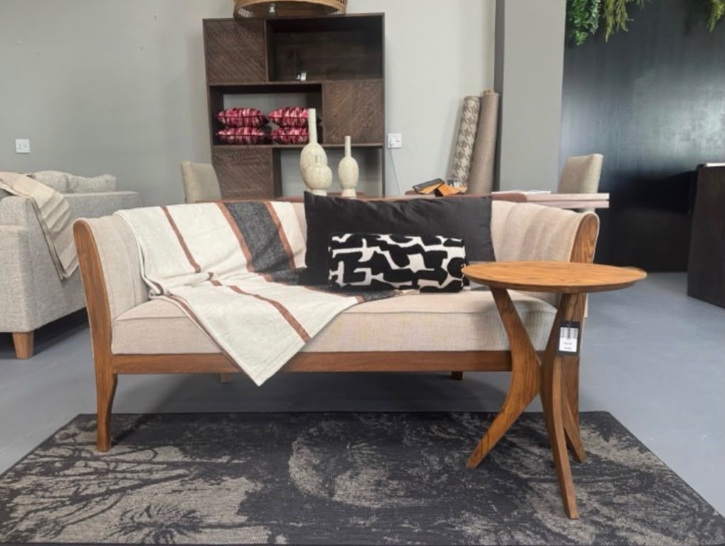 HANKI Serein channel back sofa styled in the George showroom