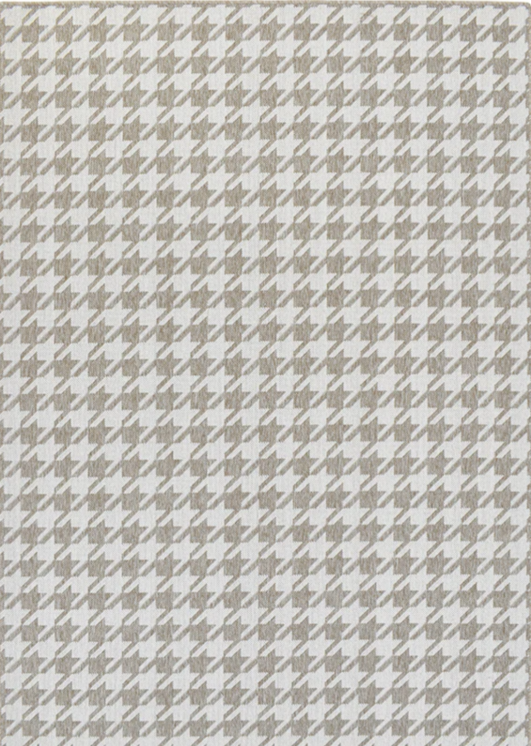 HANKI Houndstooth Sand Rug MONN flat woven décor