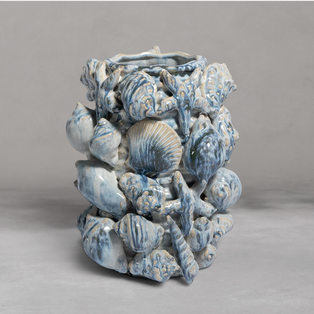 Beach Shell Vase