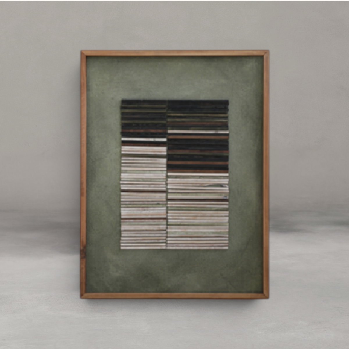 HANKI Ledger mixed media wall art graphic structured texture