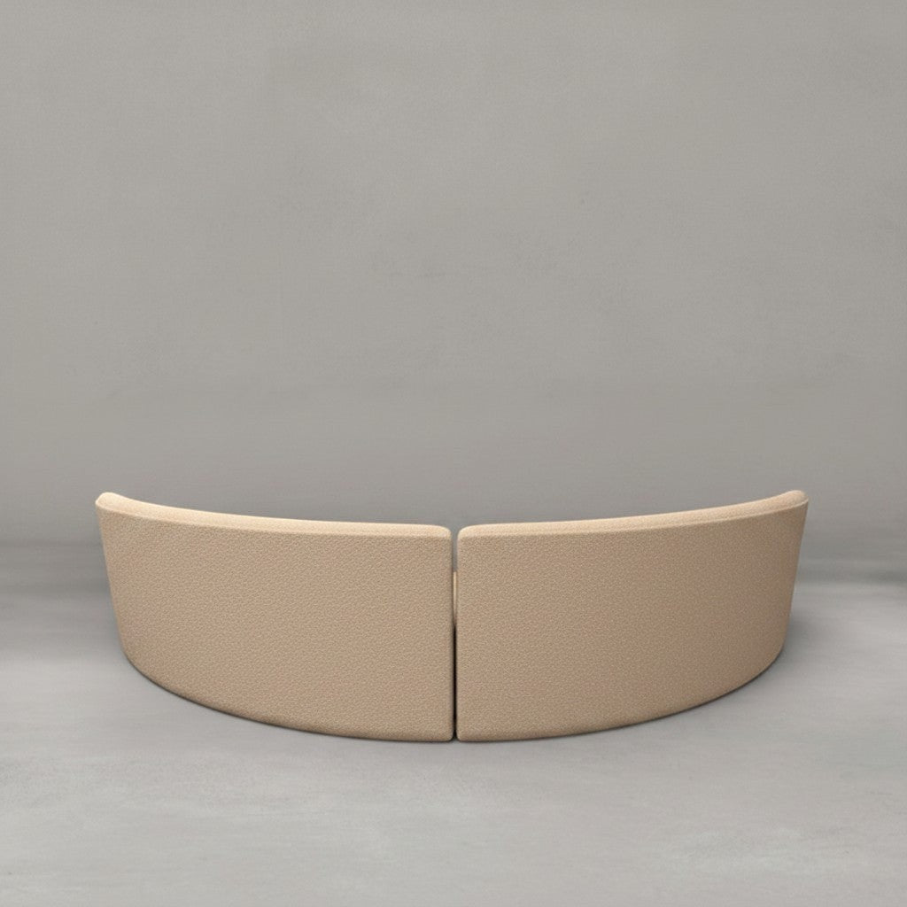 HANKI Luna crescent sofa back view