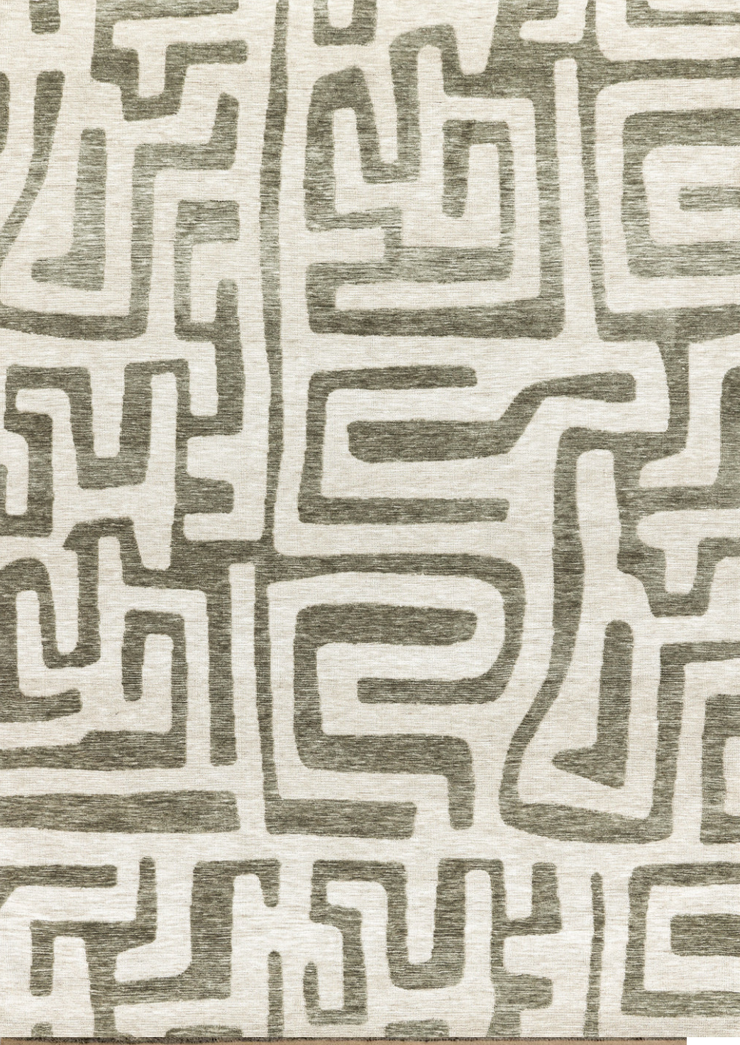 HANKI Mystery Sage Rug geometric maze polyester décor