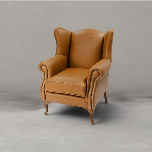 HANKI Orwyn Wingback luxury wingback chair front view
