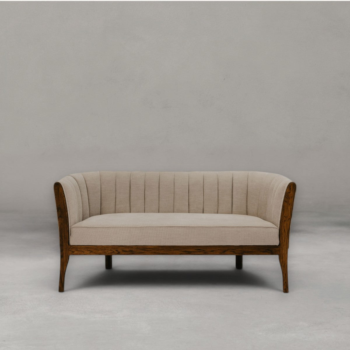 HANKI Serein channel back sofa front view