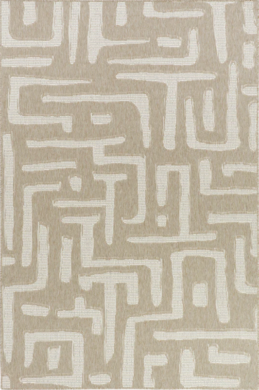 HANKI Thula Sand Rug MONN flat woven décor